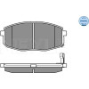 Meyle | Bremsbelagsatz, Scheibenbremse | 025 239 6617/W