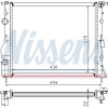 Nissens | Kühler, Motorkühlung | 63884