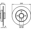 BOSCH | Bremsscheibe | 0 986 479 219