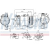 Nissens | Kompressor, Klimaanlage | 89483