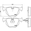 Brembo | Bremsbelagsatz, Scheibenbremse | P 06 020