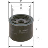 BOSCH 0 986 452 016 Ölfilter