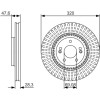 BOSCH | Bremsscheibe | 0 986 479 A21