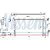 Nissens | Kondensator, Klimaanlage | 940557