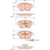 TRW | Bremsbelagsatz, Scheibenbremse | GDB1807