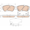 TRW | Bremsbelagsatz, Scheibenbremse | GDB3377