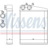 Nissens | Wärmetauscher, Innenraumheizung | 70807