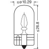 Osram | Glühlampe, Blinkleuchte | Original W3W 12V Doppelblister | 2821-02B