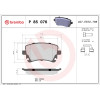 Brembo | Bremsbelagsatz, Scheibenbremse | P 85 076