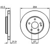 BOSCH | Bremsscheibe | 0 986 478 301