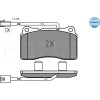 Meyle | Bremsbelagsatz, Scheibenbremse | 025 237 5716