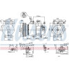 Nissens | Kompressor, Klimaanlage | 890621