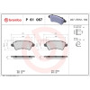 Brembo | Bremsbelagsatz, Scheibenbremse | P 61 067