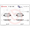 Brembo | Bremsbelagsatz, Scheibenbremse | P 23 181