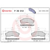 Brembo | Bremsbelagsatz, Scheibenbremse | P 30 012