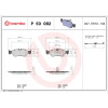 Brembo | Bremsbelagsatz, Scheibenbremse | P 50 082