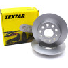 TEXTAR Bremsscheibe 92120903 Ø253 + 2355402 Beläge für SEAT VW SKODA AUDI LEON SC ALTEA GOLF