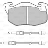 Valeo | Bremsbelagsatz, Scheibenbremse | 598081