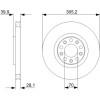 BOSCH | Bremsscheibe | 0 986 479 291