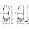 BOSCH | Bremsbelagsatz, Scheibenbremse | 0 986 494 337