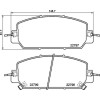 Brembo | Bremsbelagsatz, Scheibenbremse | P 28 098