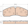 TRW | Bremsbelagsatz, Scheibenbremse | GDB3567