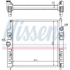 Nissens | Kühler, Motorkühlung | 61026