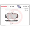 Brembo | Bremsbelagsatz, Scheibenbremse | P 59 016