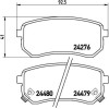 Brembo | Bremsbelagsatz, Scheibenbremse | P 30 033