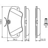 BOSCH | Bremsbelagsatz, Scheibenbremse | 0 986 460 939