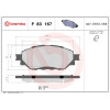 Brembo | Bremsbelagsatz, Scheibenbremse | P 83 167