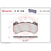 Brembo | Bremsbelagsatz, Scheibenbremse | P 37 018