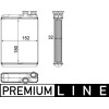 Mahle | Wärmetauscher, Innenraumheizung | AH 190 000P