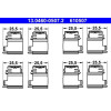 ATE | Zubehörsatz, Scheibenbremsbelag | 13.0460-0507.2