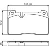 BOSCH | Bremsbelagsatz, Scheibenbremse | 0 986 494 702