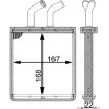 Mahle | Wärmetauscher, Innenraumheizung | AH 55 000S