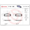 Brembo | Bremsbelagsatz, Scheibenbremse | P 61 120