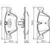 BOSCH | Bremsbelagsatz, Scheibenbremse | 0 986 494 118