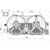 NRF | Lüfter, Motorkühlung | 47556