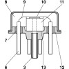 BOSCH | Sensor, Kraftstoffdruck | 0 261 230 110