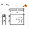NRF | Wärmetauscher, Innenraumheizung | ohne Rohr | 54224