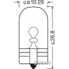 Osram | Glühlampe, Blinkleuchte | Truckstar® PRO W5W Faltschachtel | 2845TSP