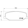 Brembo | Bremsbelagsatz, Scheibenbremse | P 79 001