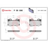 Brembo | Bremsbelagsatz, Scheibenbremse | P 56 095