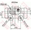 TRW | Radbremszylinder | BWD307T