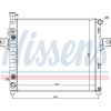 Nissens | Kühler, Motorkühlung | 61009