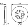 BOSCH | Bremsscheibe | 0 986 479 143