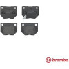 Brembo | Bremsbelagsatz, Scheibenbremse | P 78 016