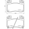 Brembo | Bremsbelagsatz, Scheibenbremse | P 30 113