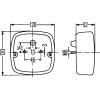 Hella | Heckleuchte | 2SD 002 514-161